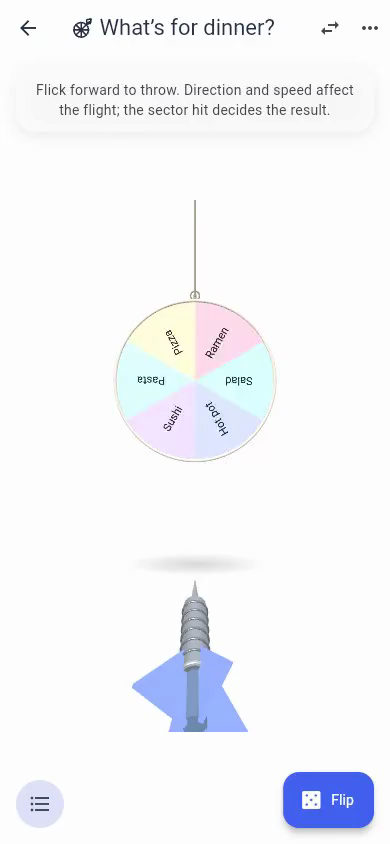 Rotating Darts — gameplay still